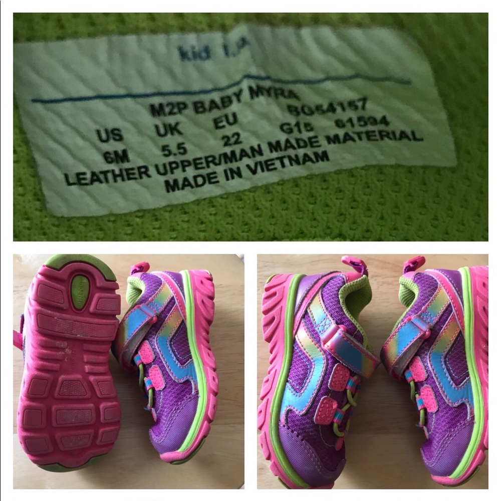 Stride ride  toddler girl tennis shoes